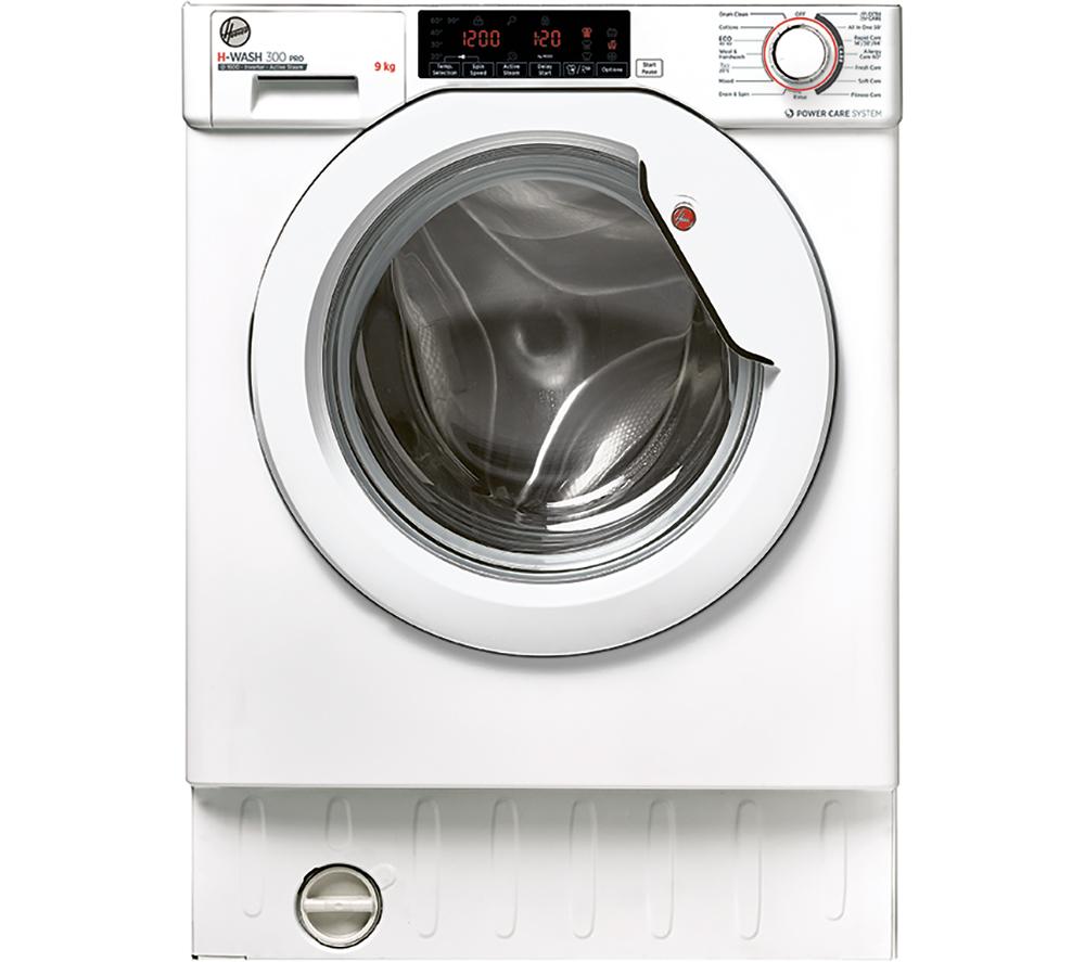 HOOVER H-Wash 300 Pro HBWOS69TAME-80 Integrated 9 kg 1600 Spin Washing Machine, White