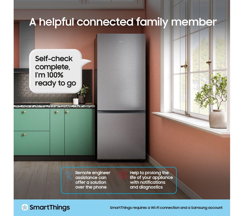 SAMSUNG Series 8 SpaceMax RB53DG703ES9EU 70/30 Smart Fridge Freezer - Silver image number 8 of 11