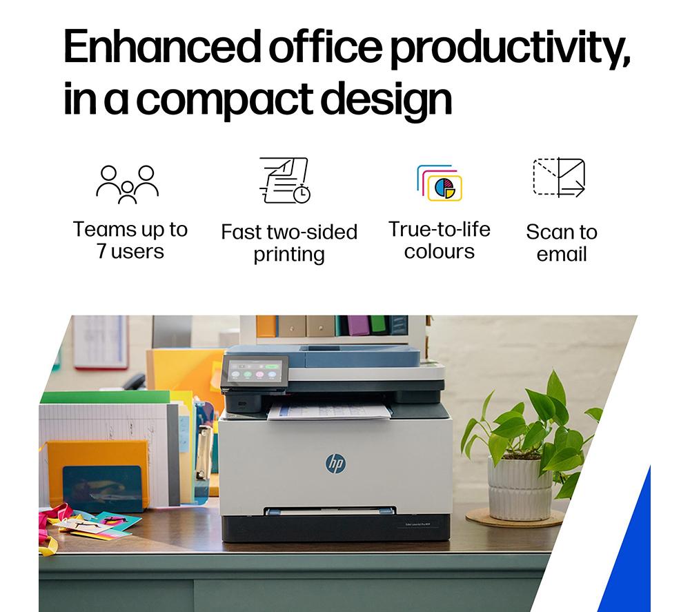 HP Color LaserJet Pro 3302fdw All-in-One Wireless Laser Printer with Fax image number 4 of 21