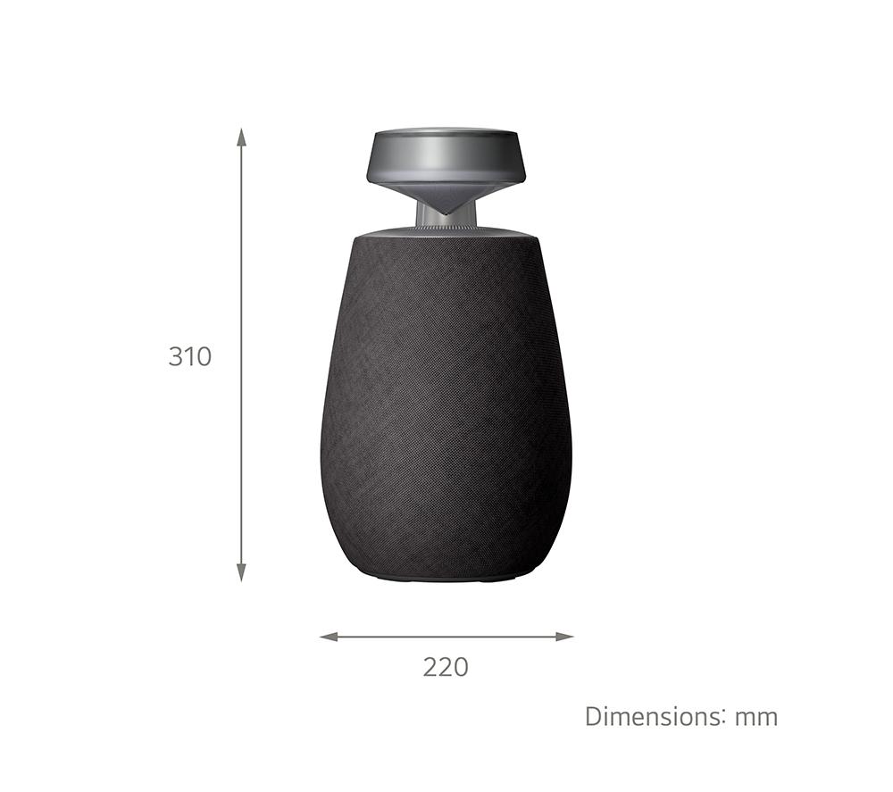 LG XBOOM 360 XO2 Portable Bluetooth Speaker - Black image number 2 of 9