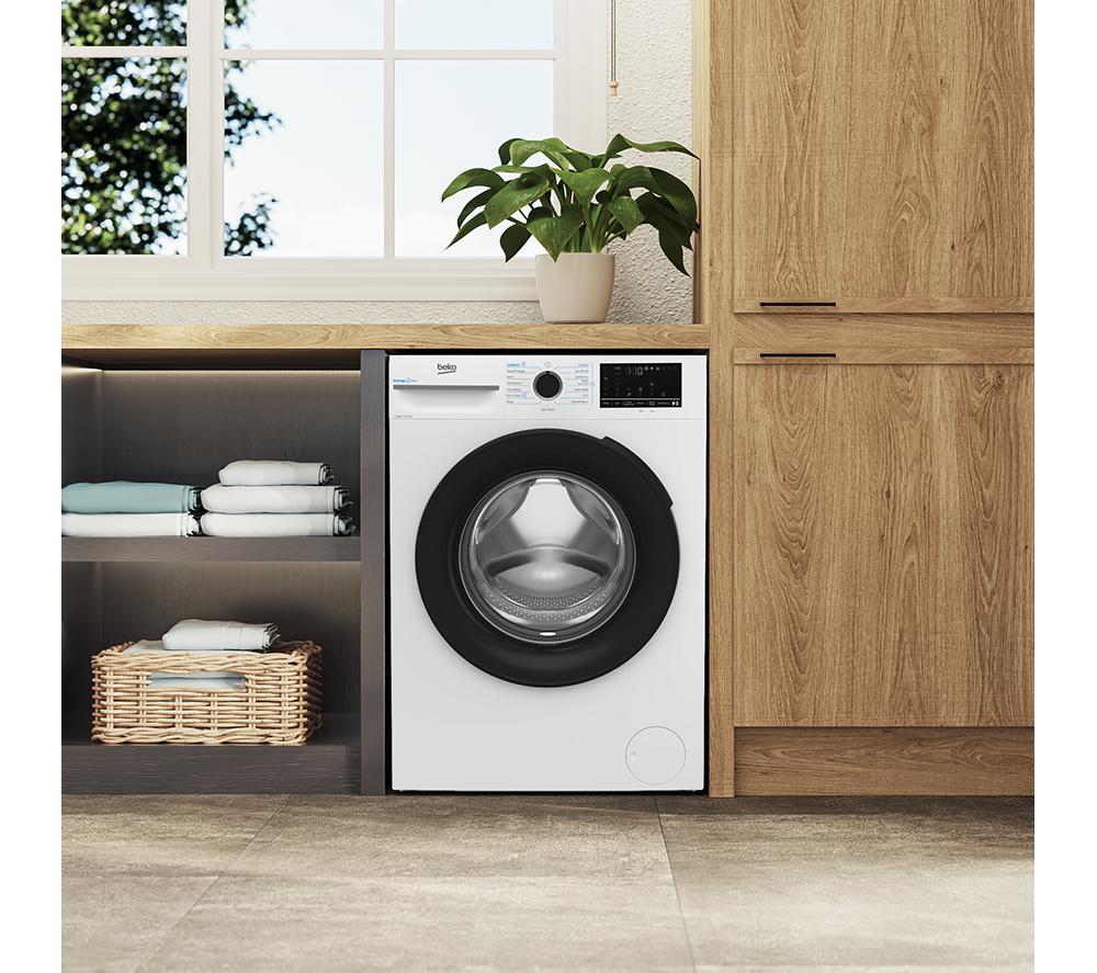 BEKO Pro EnergySpin IronFast BM3WT4104IW 10 kg 1400 Spin Washing Machine - White image number 4 of 14