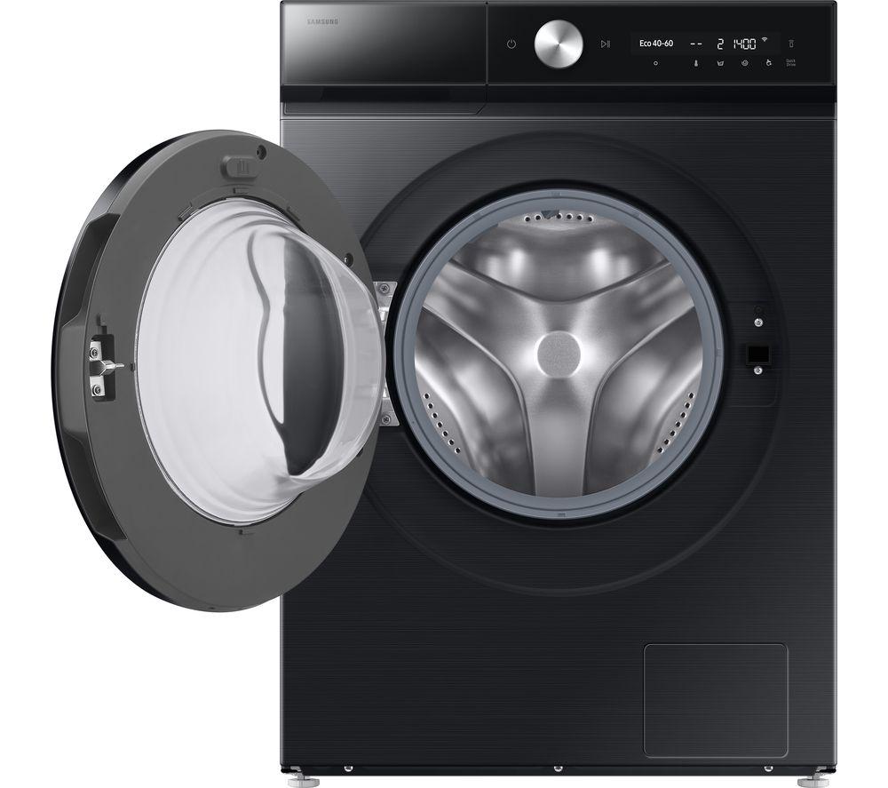 SAMSUNG Series 8 AI Energy SpaceMax WW11DB8B95GBU1 WiFi-enabled 11 kg 1400 Spin Washing Machine - Black image number 3 of 16