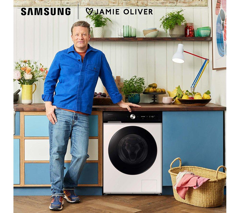 SAMSUNG Series 7 AI Energy + AutoDose WW90DB7U94GBU1 WiFi-enabled 9 kg 1400 Spin Washing Machine - Black image number 9 of 13
