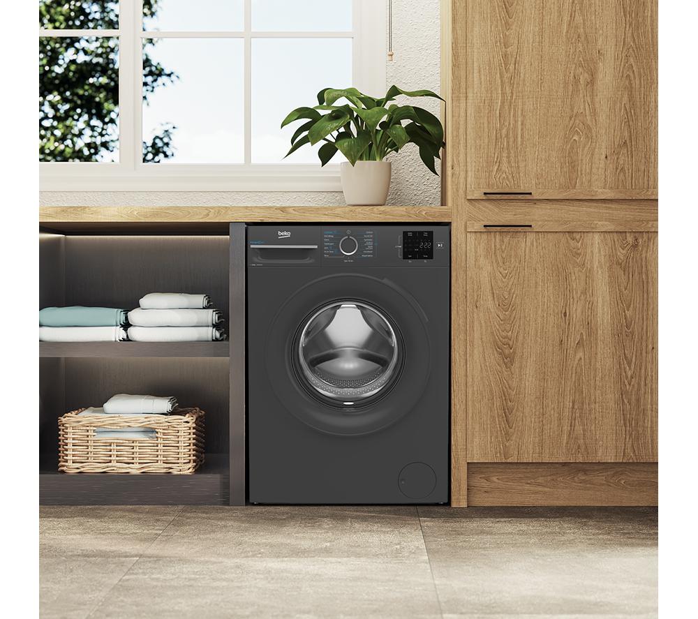 BEKO EnergySpin BM3WT31041A 10kg 1400 Spin Washing Machine - Anthracite image number 5 of 16