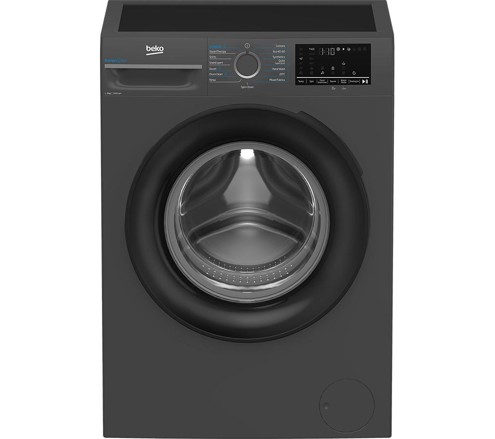 BEKO BM3WT4941IA 9 kg 1400 Spin Washing Machine – Black, Black