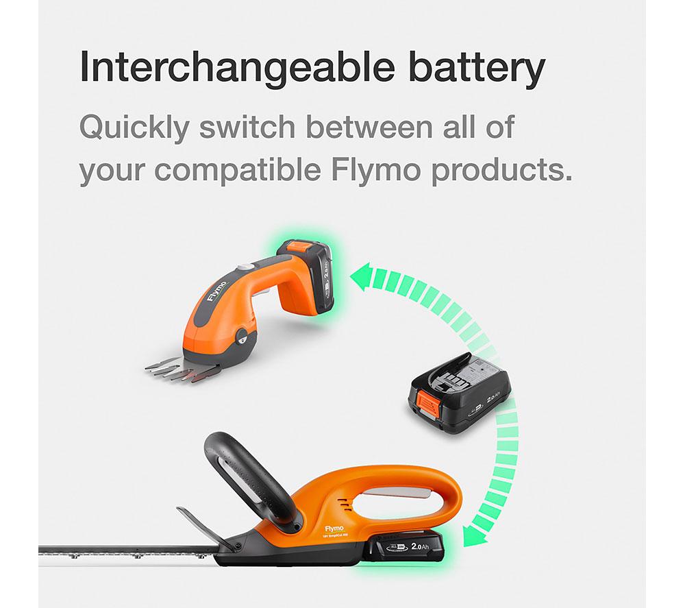FLYMO EasiCut 450 Corded Hedge Trimmer - Orange image number 3 of 10