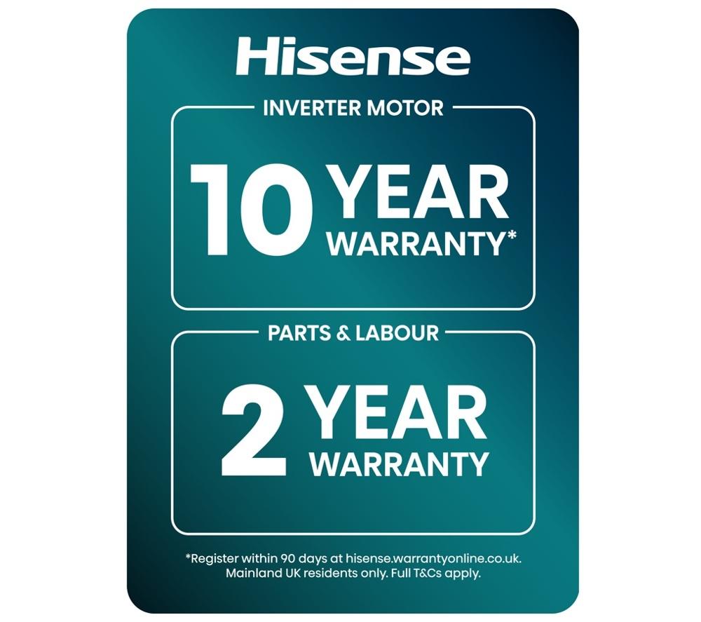 HISENSE 7S Series Auto Dosing WF7S1247BB AI WiFi-enabled 12 kg 1400 Spin Washing Machine &ndash; Black image number 12 of 14