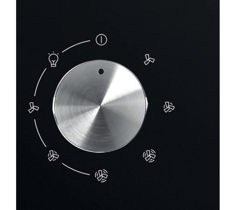 HOTPOINT PHVP62FLMK Chimney Cooker Hood - Black image number 3 of 5