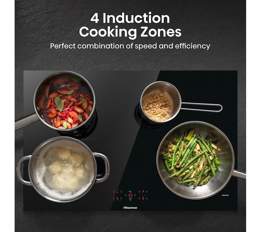 HISENSE HI8421BSC&nbsp;80cm Electric Induction Hob - Black image number 2 of 14