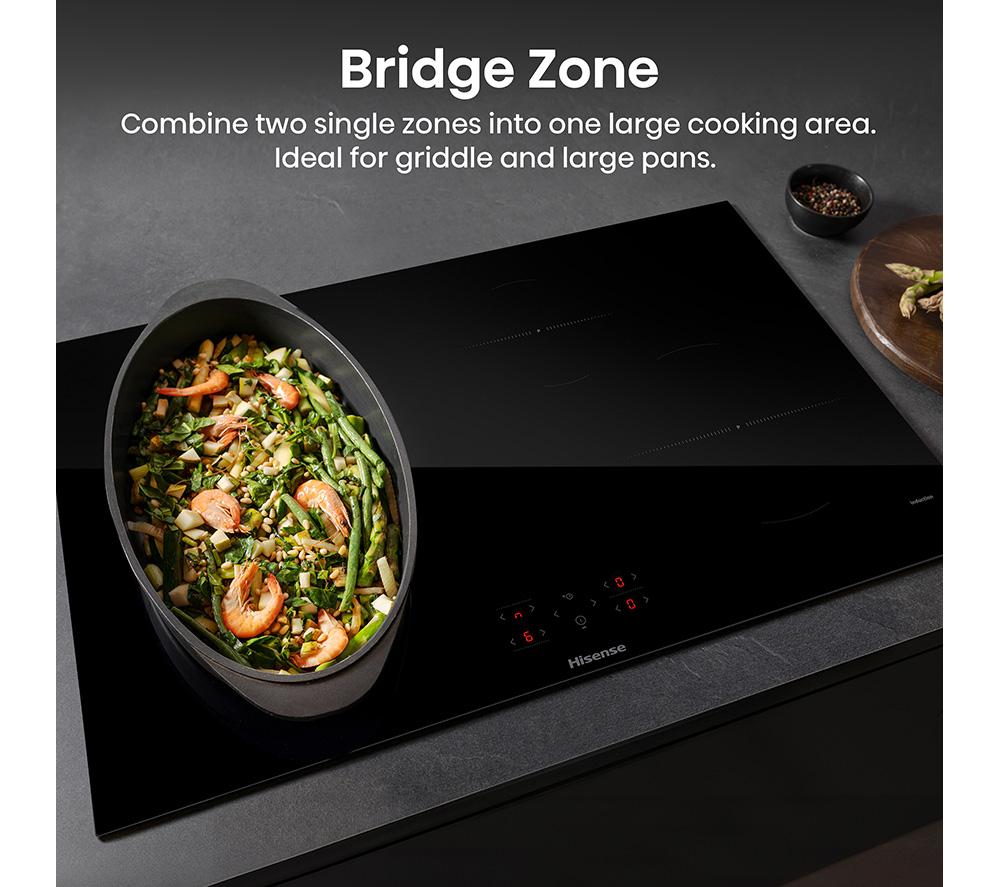 HISENSE HI8421BSC&nbsp;80cm Electric Induction Hob - Black image number 3 of 14
