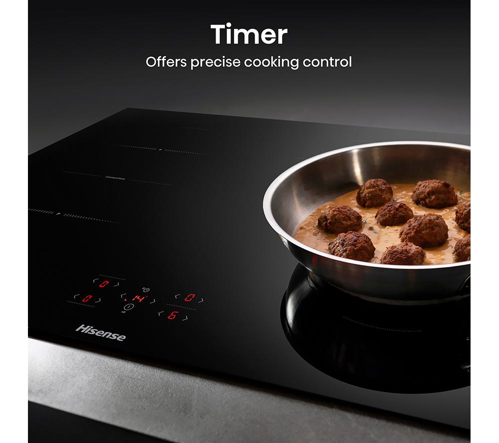 HISENSE HI8421BSC&nbsp;80cm Electric Induction Hob - Black image number 4 of 14