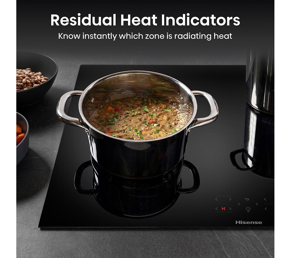 HISENSE HI8421BSC&nbsp;80cm Electric Induction Hob - Black image number 8 of 14