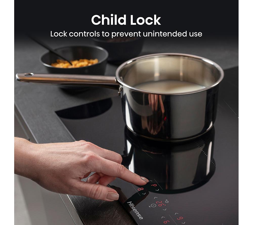 HISENSE HI6421BSC 60cm Electric Induction Hob - Black image number 10 of 14