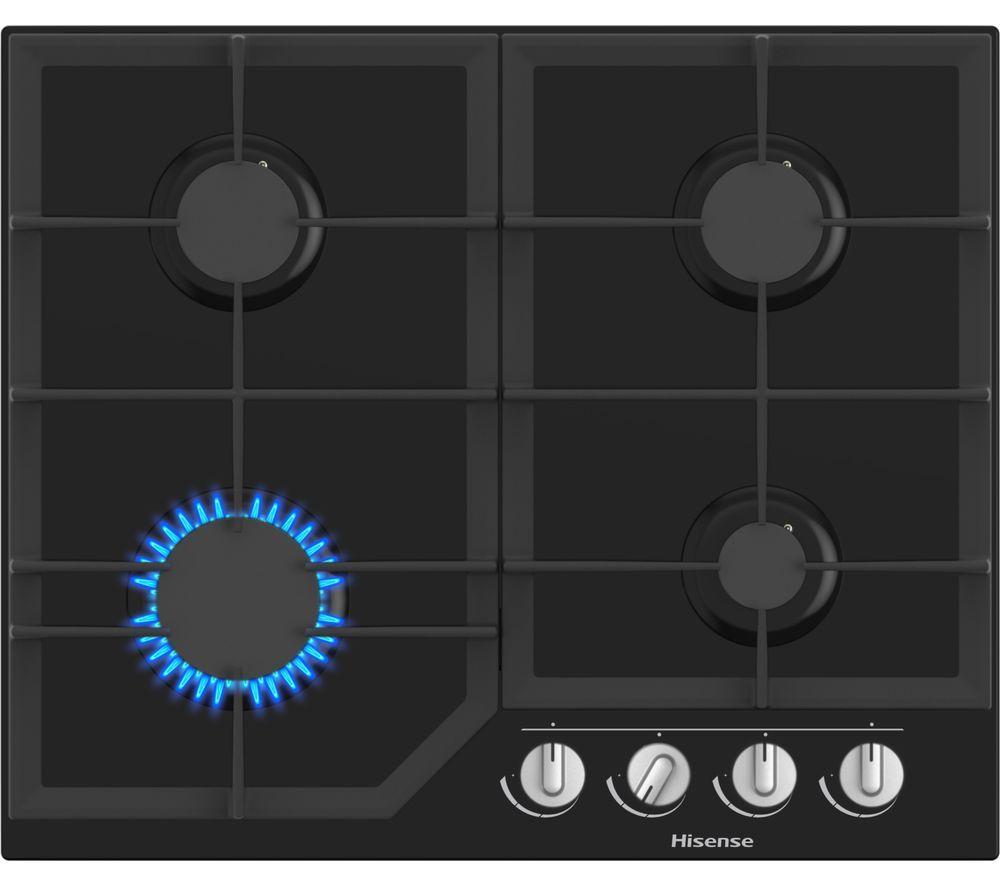HISENSE GG643B 60 cm Gas Hob - Black