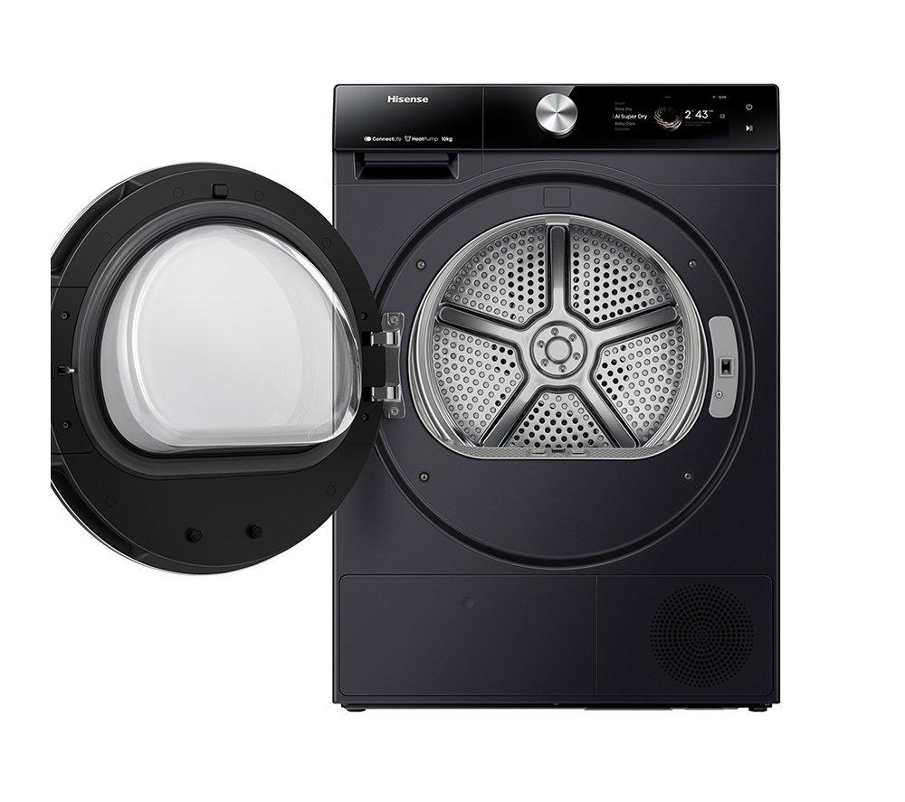 HISENSE 7S Series DH7S107BB AI WiFi-enabled 10 kg Heat Pump Tumble Dryer - Black image number 14 of 16