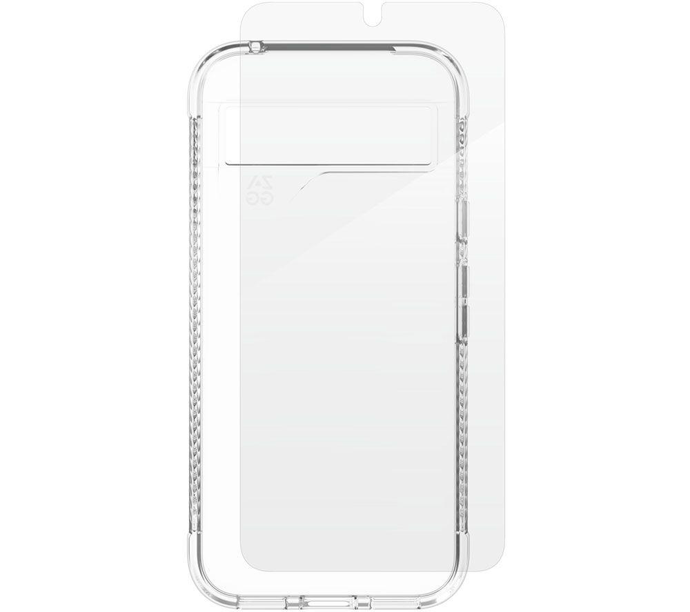 ZAGG Pixel 8a Luxe Case & Screen Protector Bundle, Clear