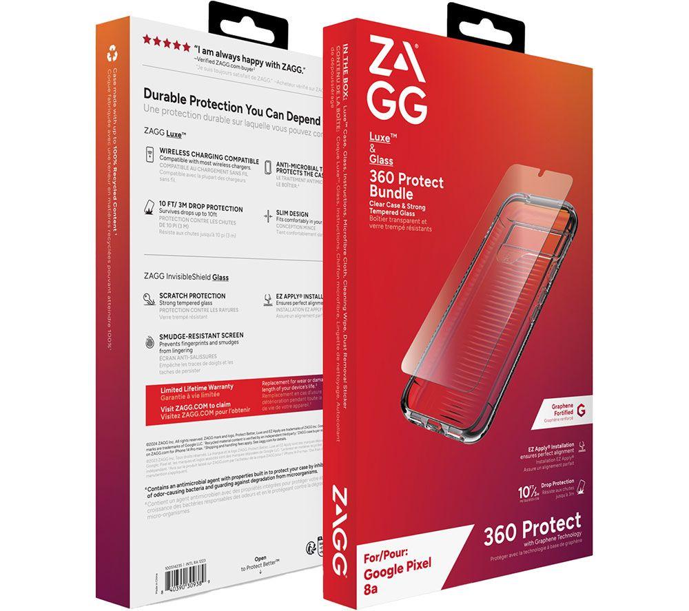 ZAGG Pixel 8a Luxe Case & Screen Protector Bundle image number 2 of 3