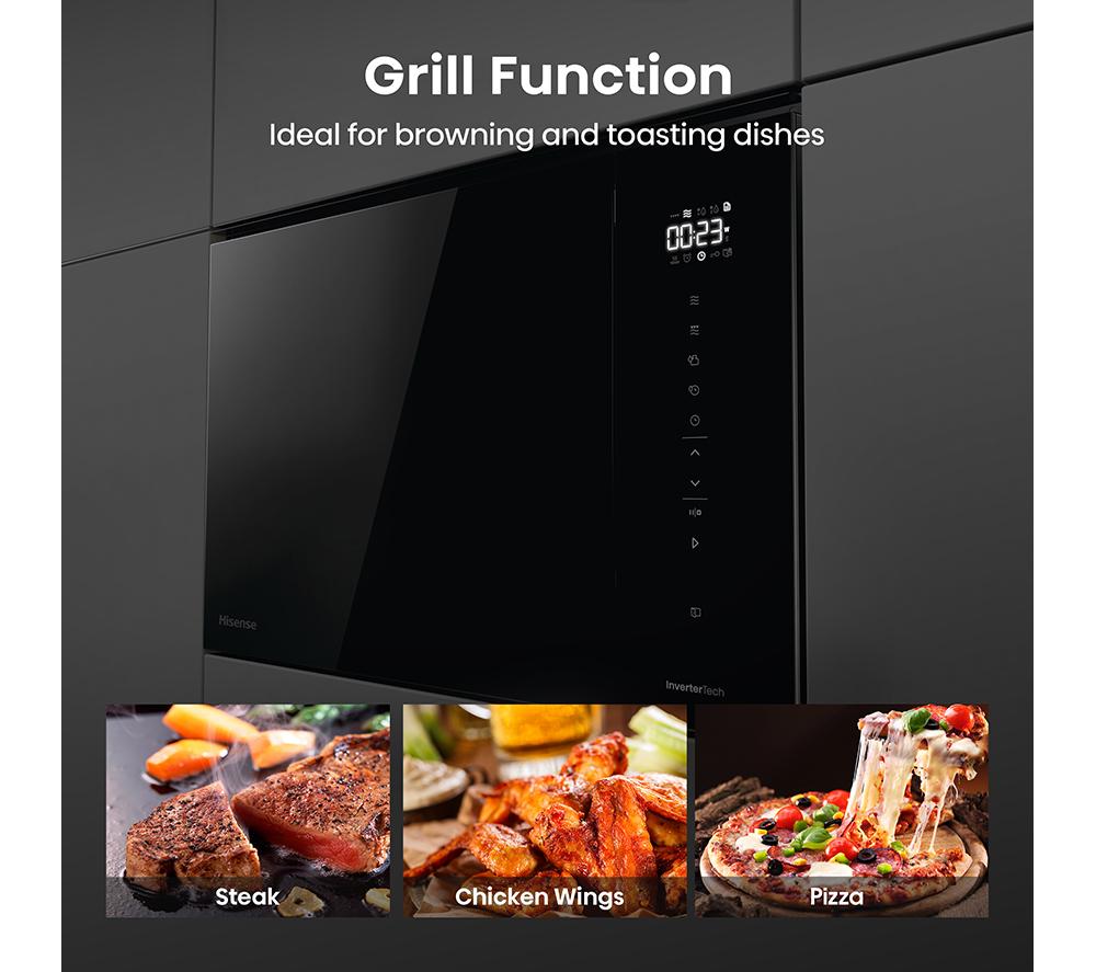 HISENSE Hi6 BlackLine BIM325GI63DBGUK Built-in Microwave with Grill - Black image number 6 of 14