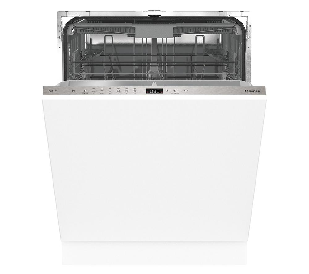 HISENSE HV643D90UK Full-size Fully Integrated Dishwasher, White