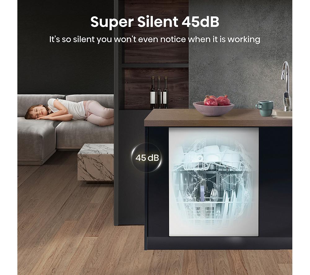 HISENSE HV643D90UK Full-size Fully Integrated Dishwasher image number 6 of 14