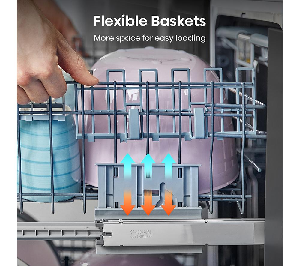 HISENSE HV643D90UK Full-size Fully Integrated Dishwasher image number 7 of 14