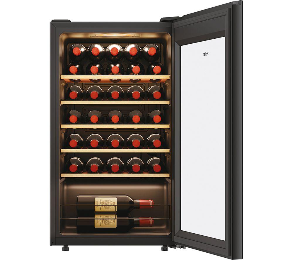 HAIER HWS34GGH1K Wine Cooler - Black image number 3 of 11