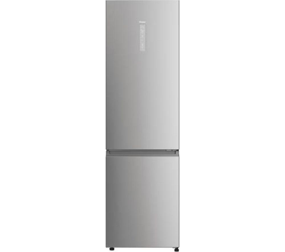 HAIER HDPW5620DNPK Smart 60/40 Fridge Freezer - Platinum Inox, Silver/Grey