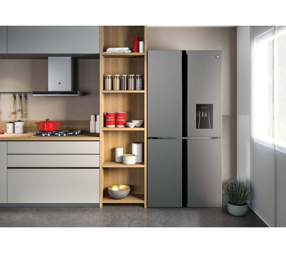 HOOVER H-FRIDGE 700 HSC918EWXK Fridge Freezer - Silver image number 6 of 8