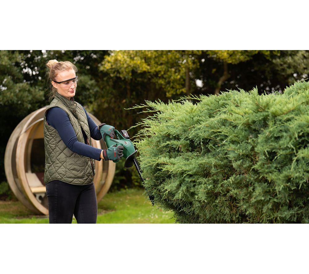 BOSCH EasyHedgeCut 18V-44 Cordless Hedge Trimmer - Black & Green image number 2 of 8