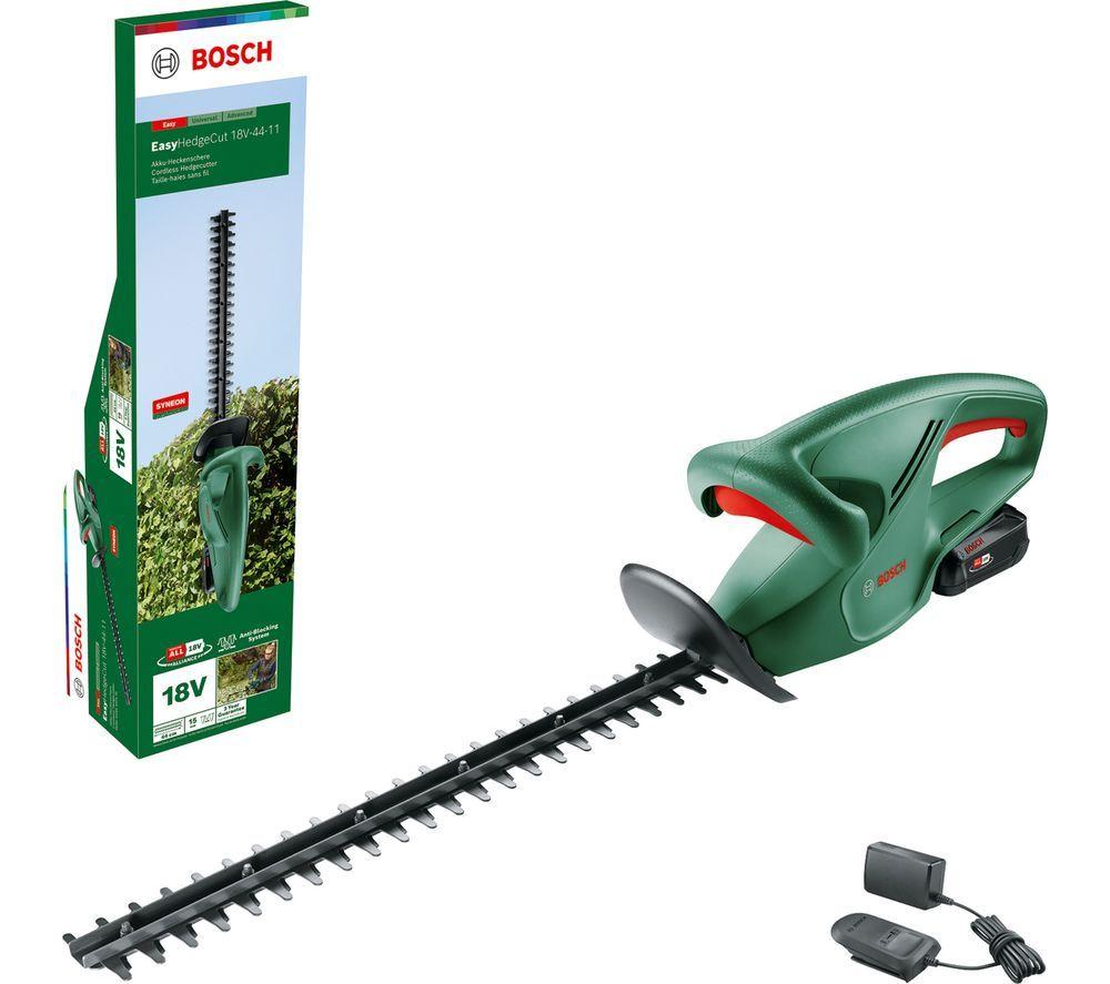 BOSCH EasyHedgeCut 18V-44 Cordless Hedge Trimmer - Black & Green image number 7 of 8