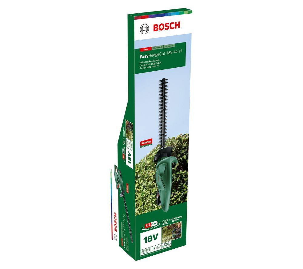 BOSCH EasyHedgeCut 18V-44 Cordless Hedge Trimmer - Black & Green image number 8 of 8