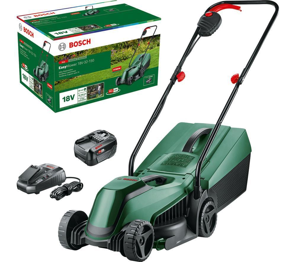 BOSCH Easy Mower 18V-32-150 Cordless Rotary Lawn Mower - Green image number 8 of 15