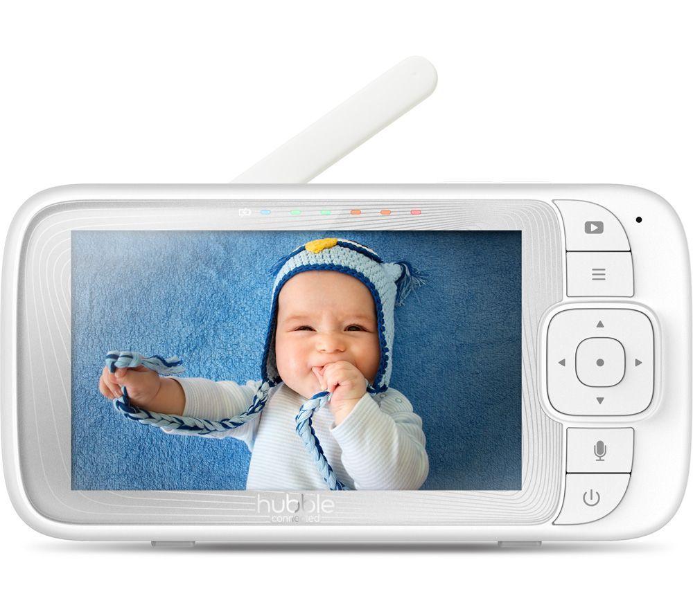 HUBBLE Nursery Pal Glow+ 5" Smart Baby Monitor - White image number 5 of 7