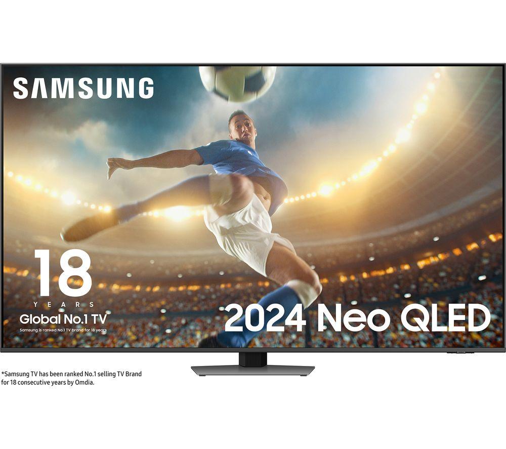 55" SAMSUNG QE55QN85DBTXXU  Smart 4K Ultra HD HDR Neo QLED TV with Amazon Alexa & Bixby, Silver/Grey