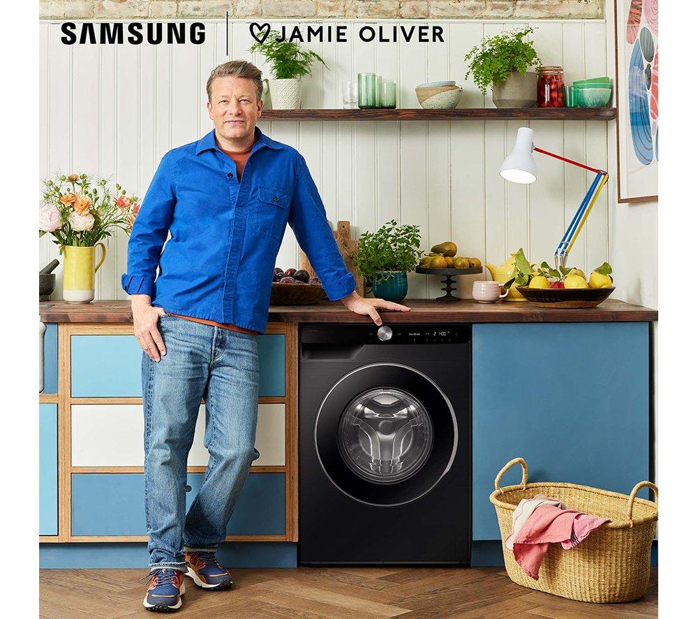 SAMSUNG Series 6 AI Energy WW90DG6U85LBU1 WiFi-enabled 9 kg 1400 Spin Washing Machine - Black image number 9 of 12