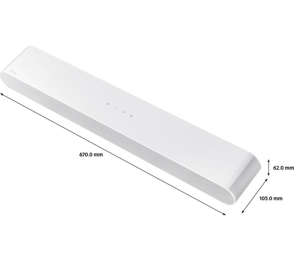 SAMSUNG HW-S61D/XU 5.0 All-in-One Sound Bar with Dolby Atmos, DTS Virtual:X & Amazon Alexa - White image number 2 of 5