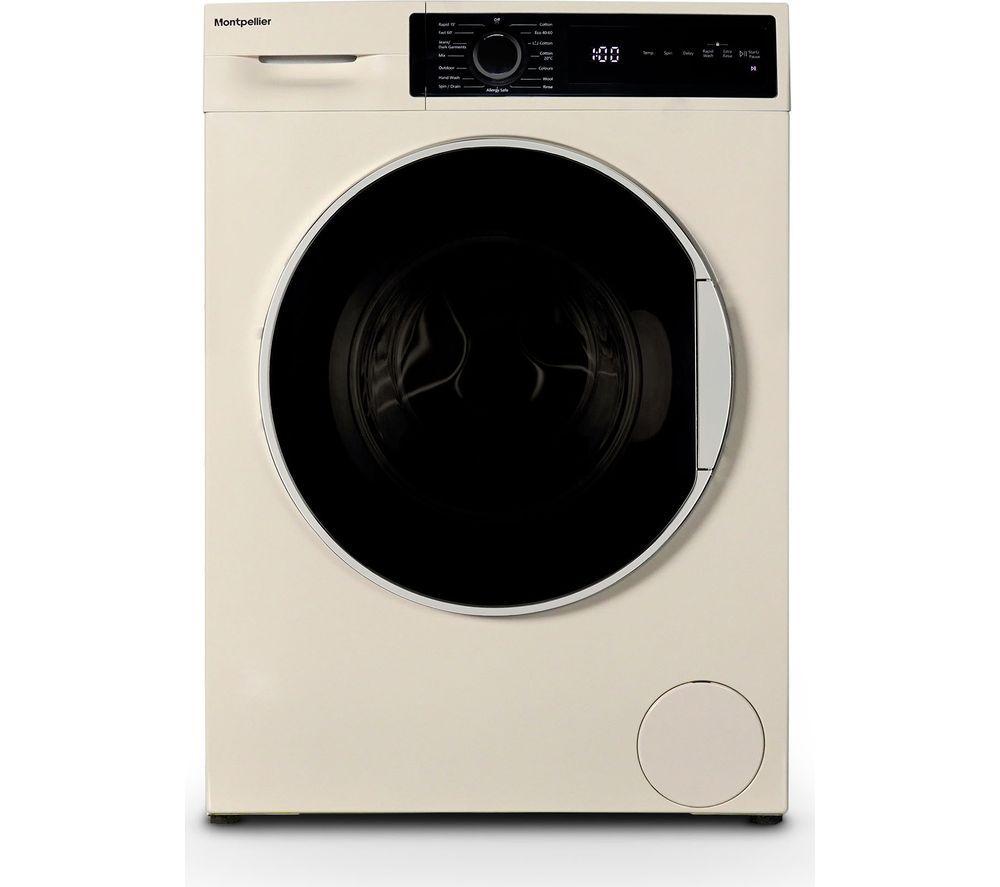 MONTPELLIER MWM814BLC 8 kg 1400 Spin Washing Machine - Cream, Cream