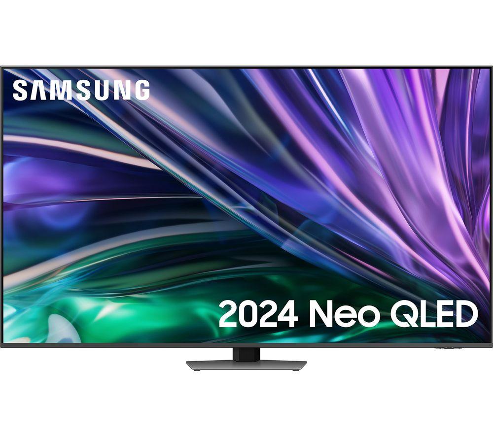 85" SAMSUNG QE85QN85DBTXXU  Smart 4K Ultra HD HDR Neo QLED TV with Amazon Alexa & Bixby, Silver/Grey
