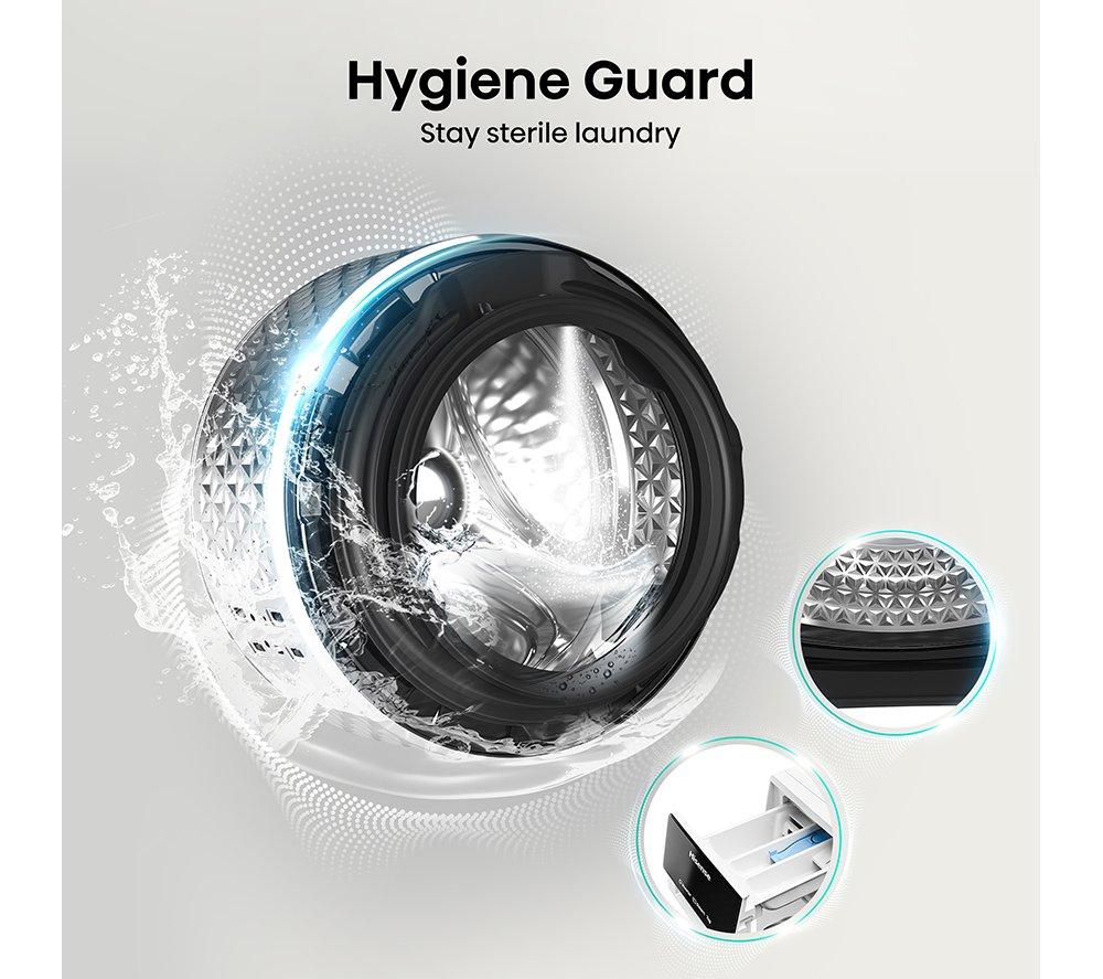 HISENSE 3S Series WF3S9043BW3 WiFi-enabled 9 kg 1400 Spin Washing Machine - White image number 8 of 14