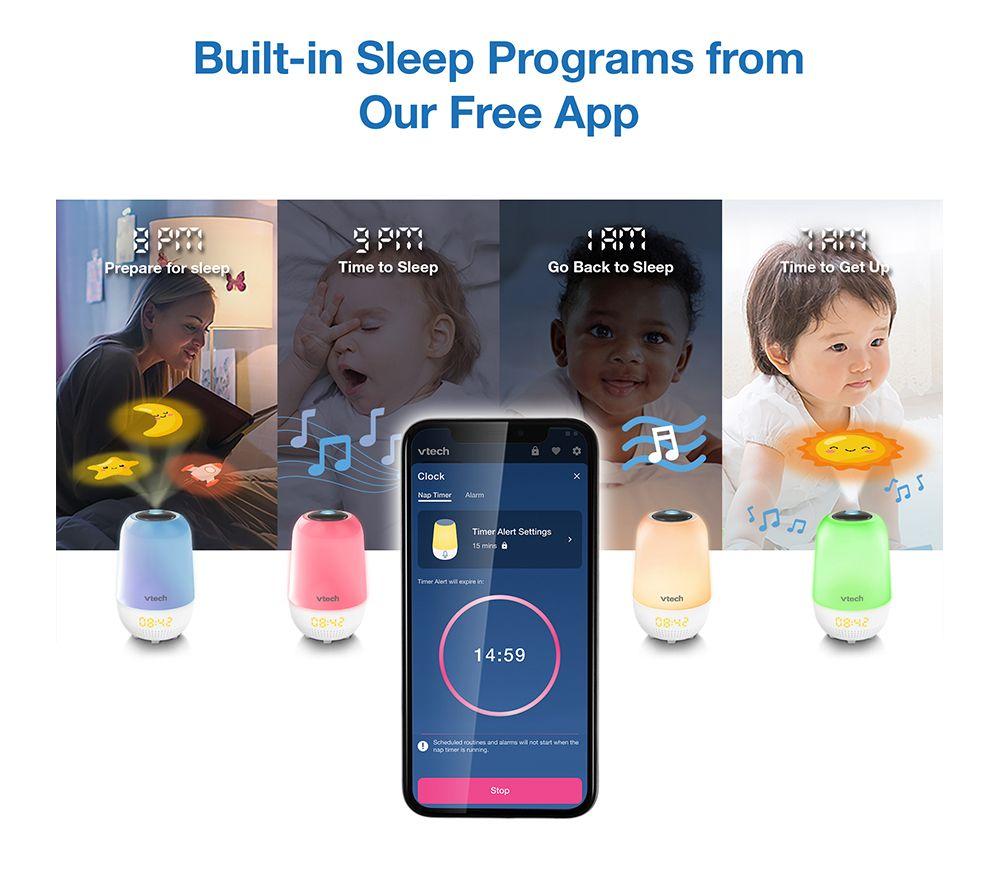 VTECH V-Hush BC8303 Soothing Sleep Trainer - White image number 9 of 10