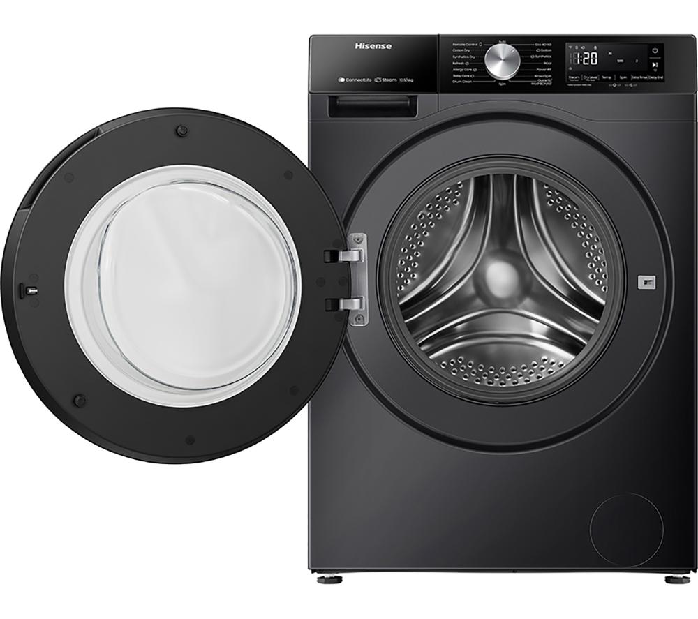 HISENSE 3S Series WD3S1043BB3 WiFi-enabled 10 kg Washer Dryer - Black image number 12 of 15