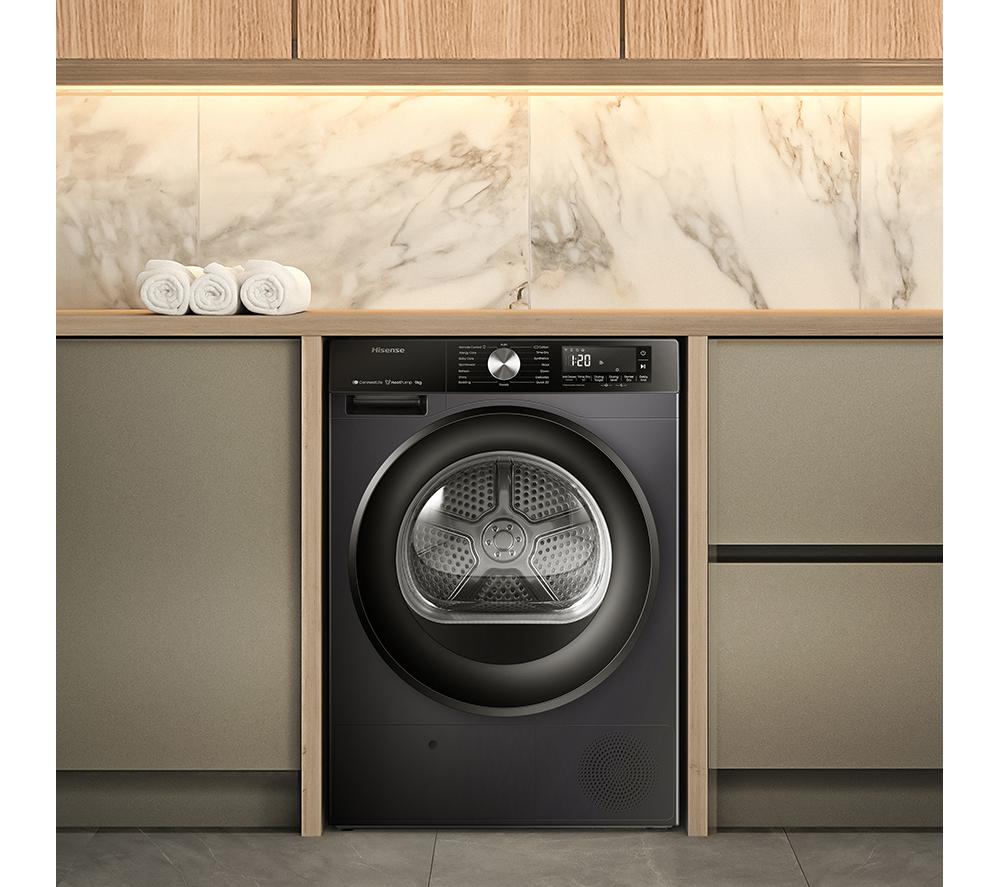 HISENSE 3S Series WD3S1043BB3 WiFi-enabled 10 kg Washer Dryer - Black image number 15 of 15