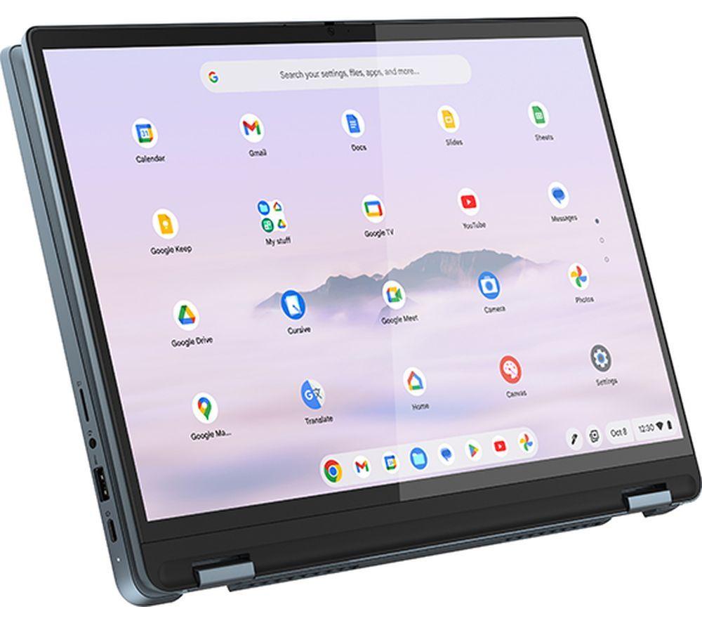 LENOVO IdeaPad Flex 5 14" 2 in 1 Chromebook Plus - Intel&reg; Core&trade; i5, 512 GB SSD, Blue image number 7 of 8