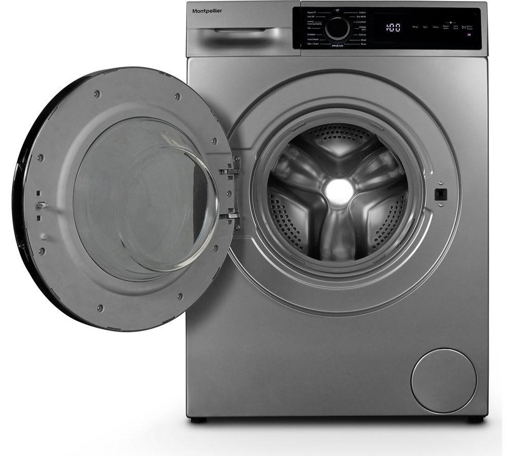 MONTPELLIER MWM814BLS 8 kg 1400 Spin Washing Machine - Silver image number 2 of 3