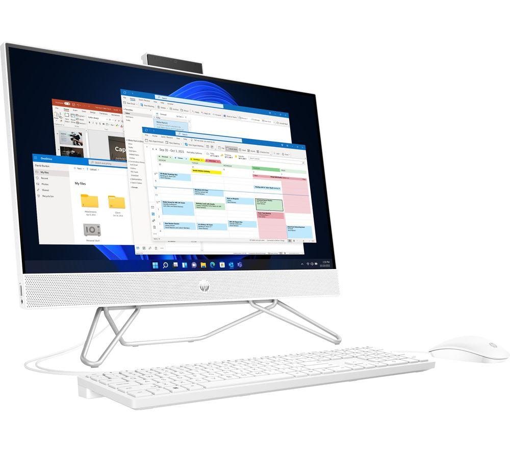 HP 24-cb1002na 23.8" All-in-One PC - Intel®Core i5, 512 GB SSD, White, White