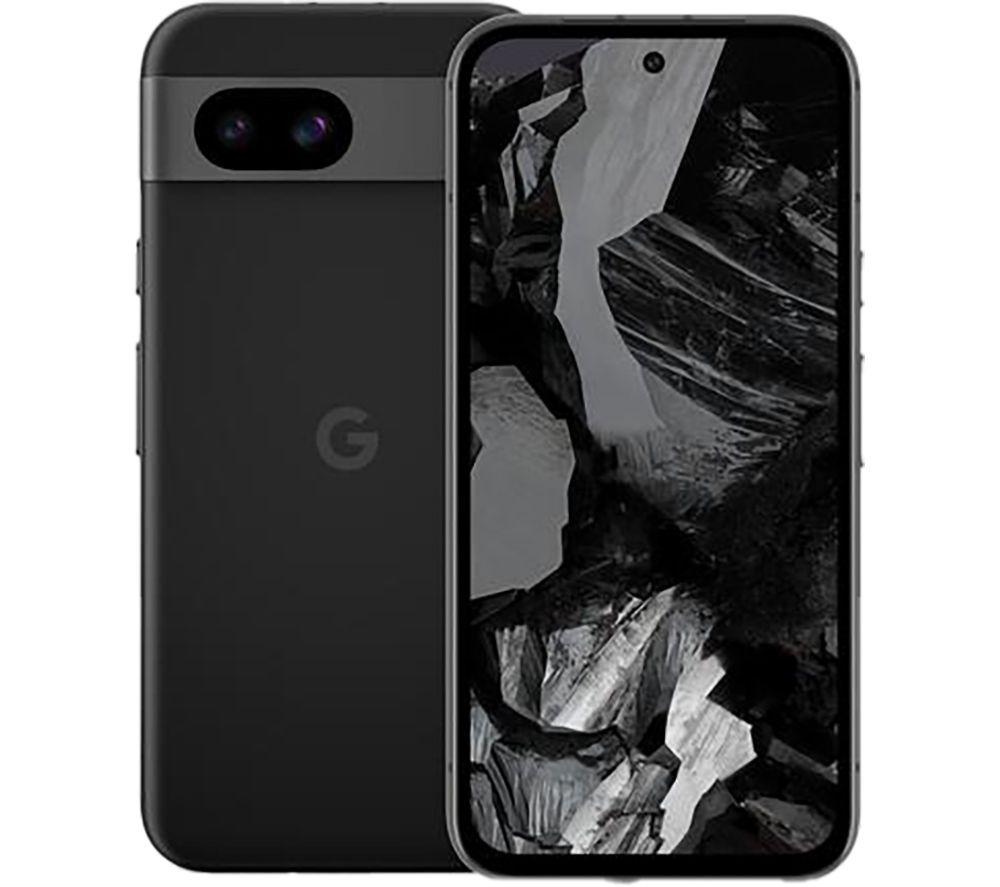 Google Pixel 8a - 256 GB, Obsidian, Black