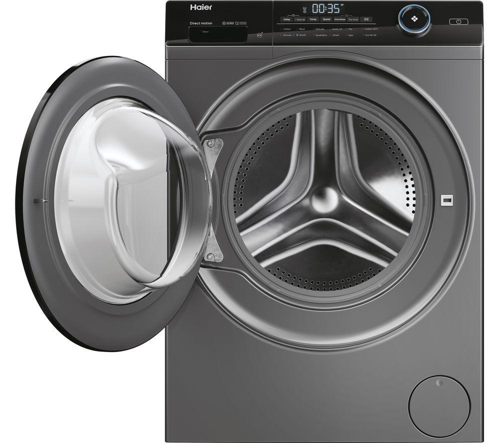 HAIER I Pro Series 5 HWD100B14959SNUK WiFi-enabled 10 kg Washer Dryer - Graphite image number 2 of 14