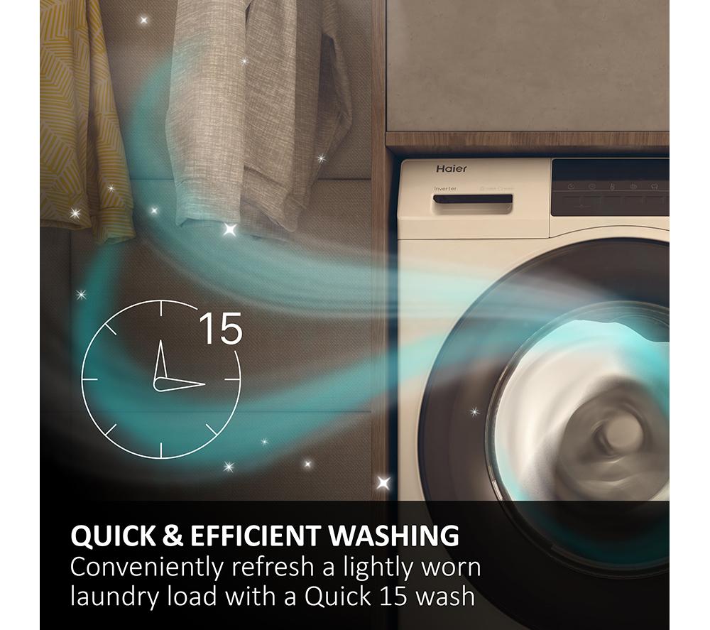 HAIER I Pro Series 5 HWD100B14959SNUK WiFi-enabled 10 kg Washer Dryer - Graphite image number 12 of 14