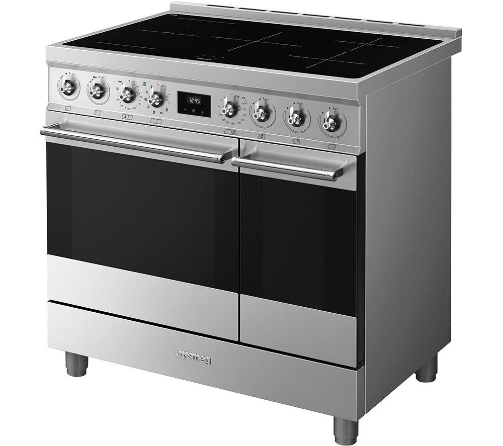 SMEG C92IPX2 90 cm Electric Induction Pyrolytic Range Cooker - Stainless Steel image number 5 of 8