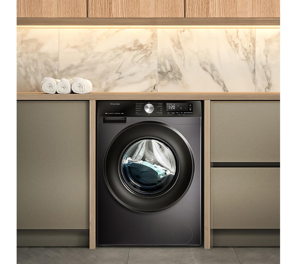 HISENSE 3S Series WF3S9043BB3 WiFi-enabled 9 kg 1400 Spin Washing Machine - Premium Black image number 14 of 14